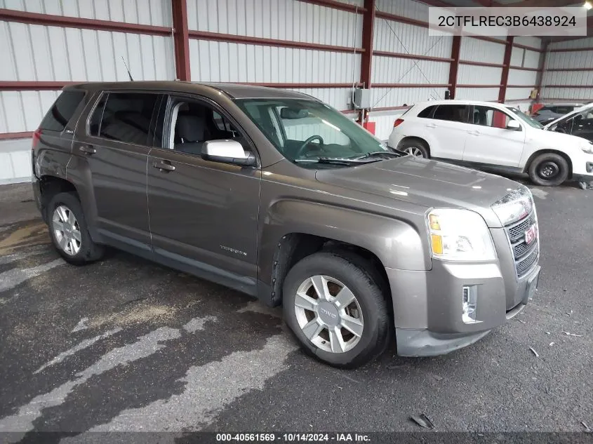 2011 GMC Terrain Sle VIN: 2CTFLREC3B6438924 Lot: 40561569