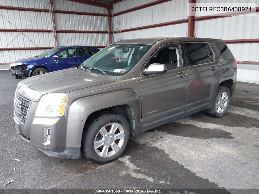 2011 GMC Terrain Sle VIN: 2CTFLREC3B6438924 Lot: 40561569