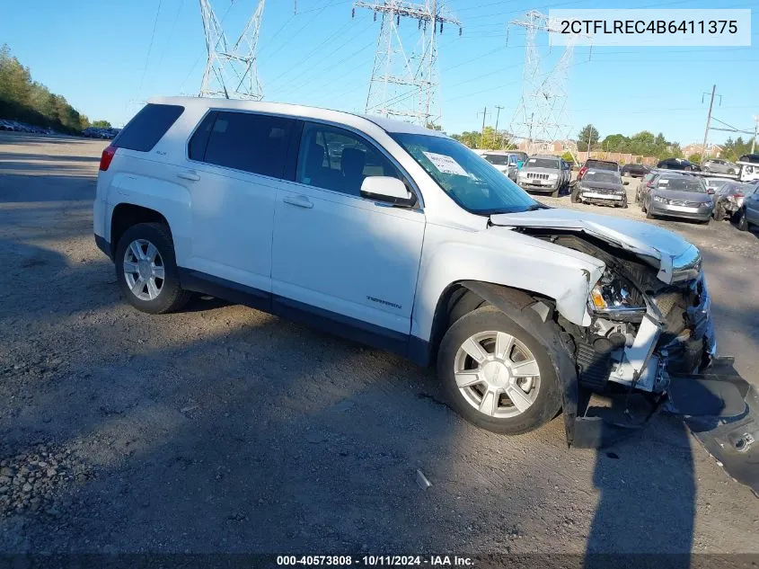 2011 GMC Terrain Sle VIN: 2CTFLREC4B6411375 Lot: 40573808