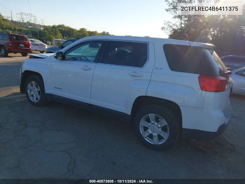 2011 GMC Terrain Sle VIN: 2CTFLREC4B6411375 Lot: 40573808