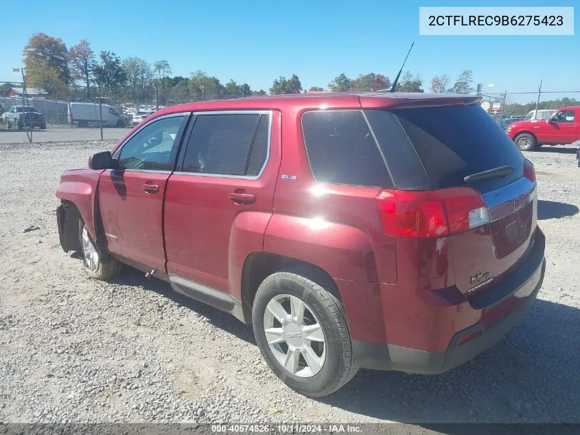 2011 GMC Terrain Sle-1 VIN: 2CTFLREC9B6275423 Lot: 40574526