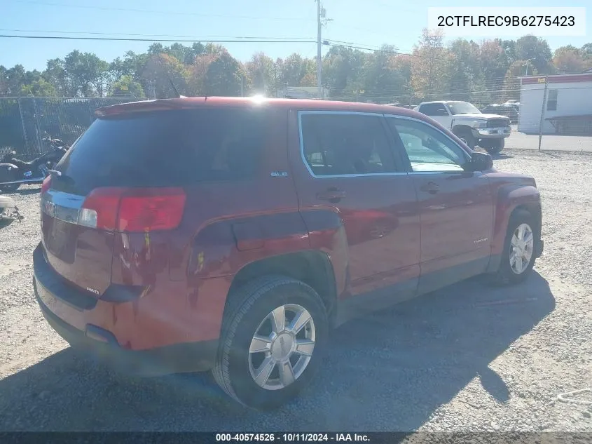 2011 GMC Terrain Sle-1 VIN: 2CTFLREC9B6275423 Lot: 40574526