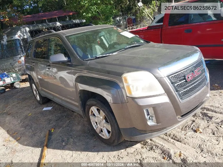 2011 GMC Terrain Sle-2 VIN: 2CTALSEC9B6258672 Lot: 40578014