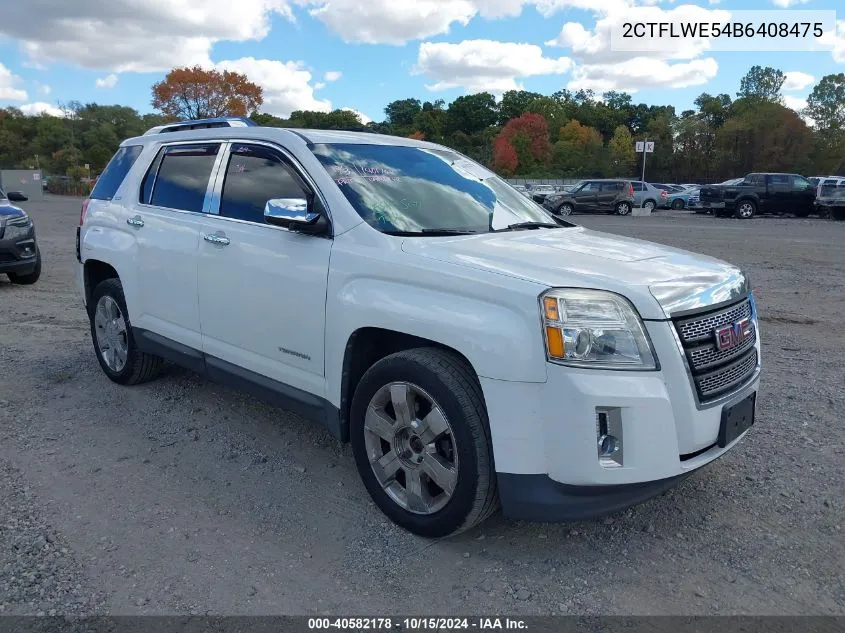 2011 GMC Terrain Slt-2 VIN: 2CTFLWE54B6408475 Lot: 40582178