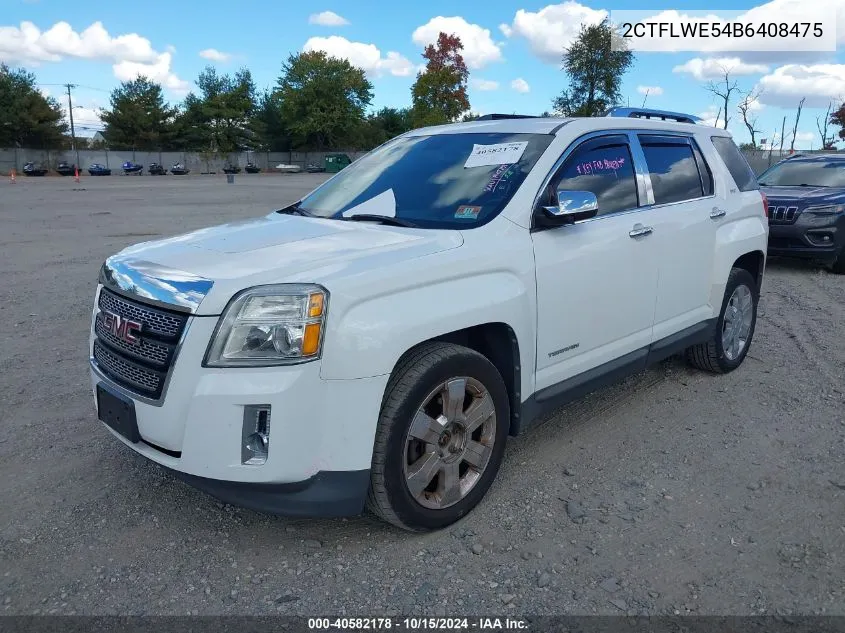 2011 GMC Terrain Slt-2 VIN: 2CTFLWE54B6408475 Lot: 40582178