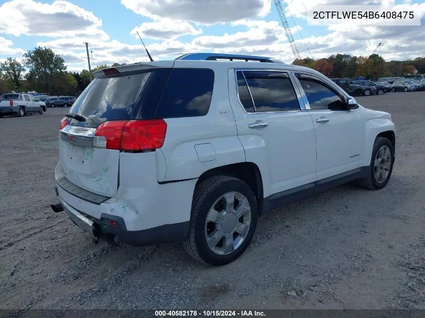 2011 GMC Terrain Slt-2 VIN: 2CTFLWE54B6408475 Lot: 40582178