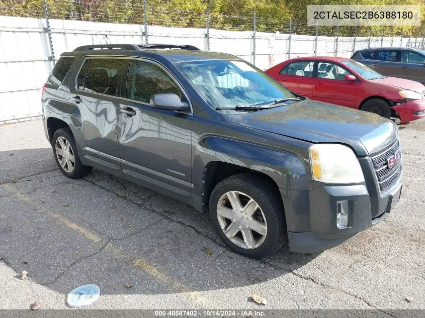 2011 GMC Terrain Sle-2 VIN: 2CTALSEC2B6388180 Lot: 40587402