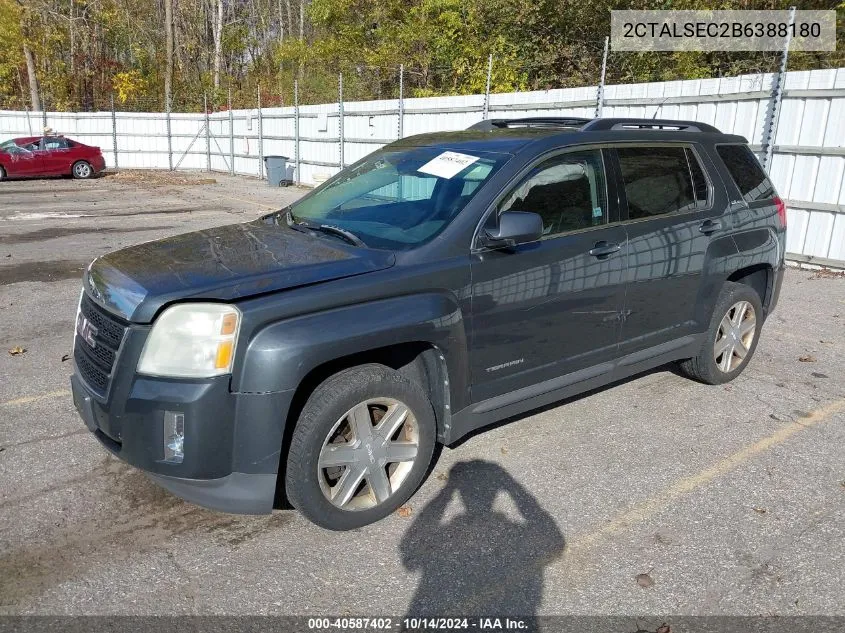 2011 GMC Terrain Sle-2 VIN: 2CTALSEC2B6388180 Lot: 40587402