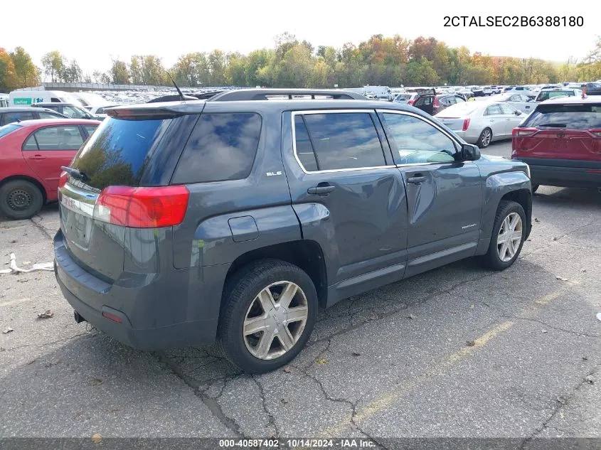 2011 GMC Terrain Sle-2 VIN: 2CTALSEC2B6388180 Lot: 40587402