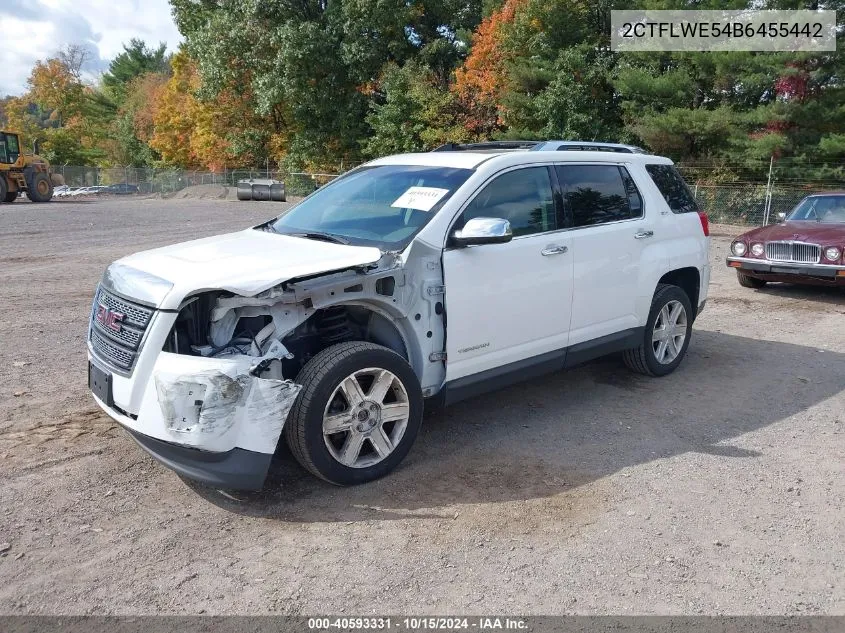 2011 GMC Terrain Slt-2 VIN: 2CTFLWE54B6455442 Lot: 40593331