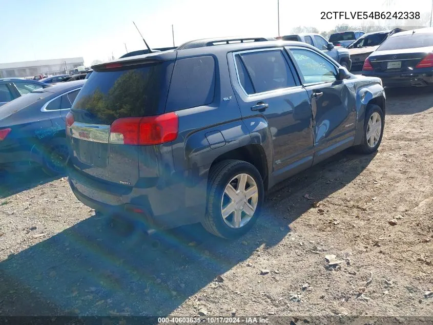 2011 GMC Terrain Slt-1 VIN: 2CTFLVE54B6242338 Lot: 40603635