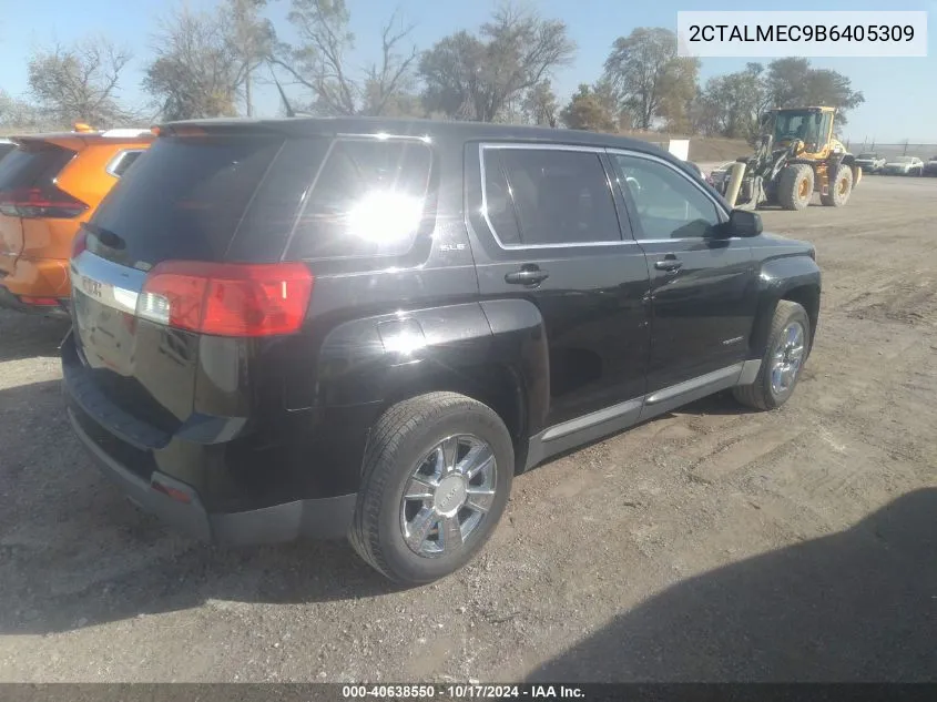 2011 GMC Terrain Sle-1 VIN: 2CTALMEC9B6405309 Lot: 40638550