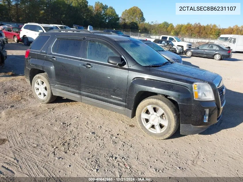 2011 GMC Terrain Sle-2 VIN: 2CTALSEC8B6231107 Lot: 40642665