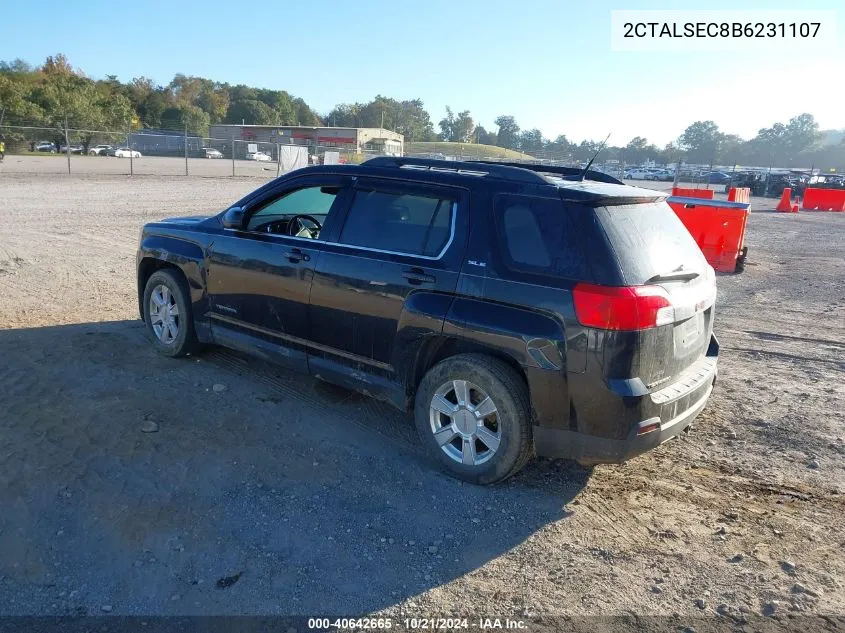 2011 GMC Terrain Sle-2 VIN: 2CTALSEC8B6231107 Lot: 40642665