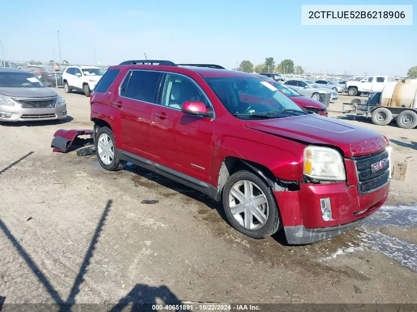 2011 GMC Terrain Slt-1 VIN: 2CTFLUE52B6218906 Lot: 40651891