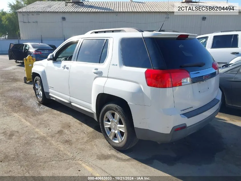 2011 GMC Terrain Sle-2 VIN: 2CTALSEC5B6204494 Lot: 40653033