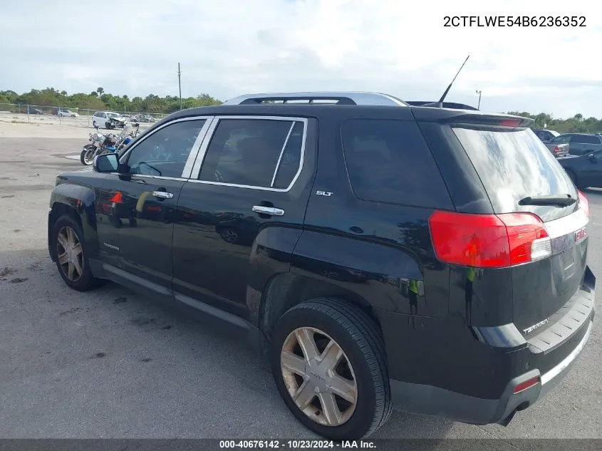 2011 GMC Terrain Slt-2 VIN: 2CTFLWE54B6236352 Lot: 40676142