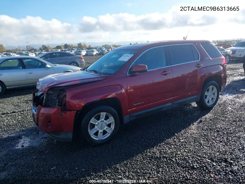 2011 GMC Terrain Sle-1 VIN: 2CTALMEC9B6313665 Lot: 40700947