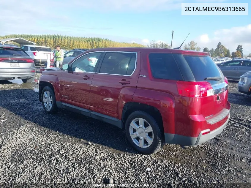 2011 GMC Terrain Sle-1 VIN: 2CTALMEC9B6313665 Lot: 40700947