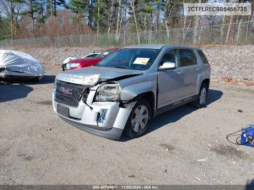 2011 GMC Terrain Sle-1 VIN: 2CTFLREC8B6466735 Lot: 40754501