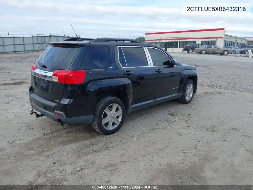 2011 GMC Terrain Slt-1 VIN: 2CTFLUE5XB6432316 Lot: 40812628