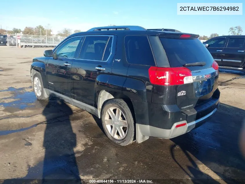 2011 GMC Terrain Slt-2 VIN: 2CTALWEC7B6294982 Lot: 40844156