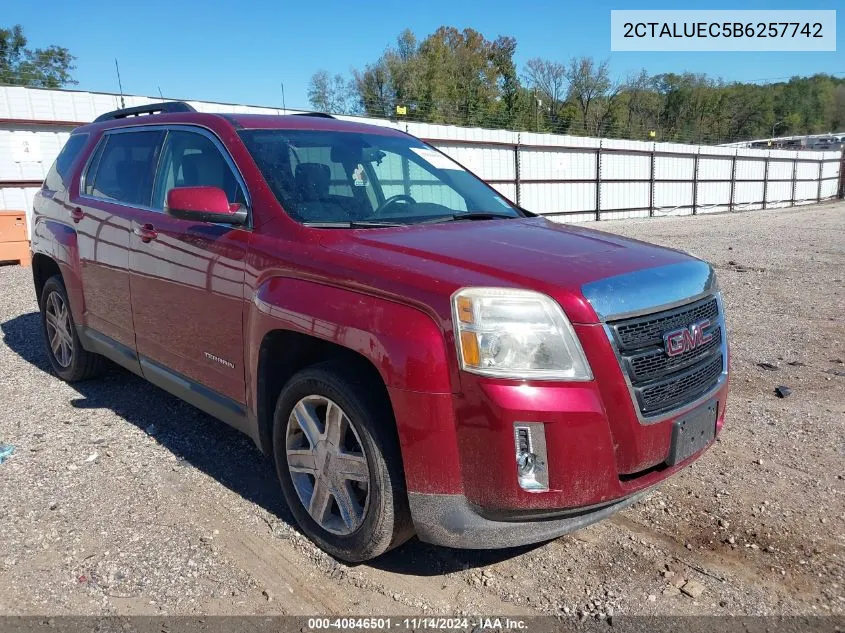 2011 GMC Terrain Slt-1 VIN: 2CTALUEC5B6257742 Lot: 40846501