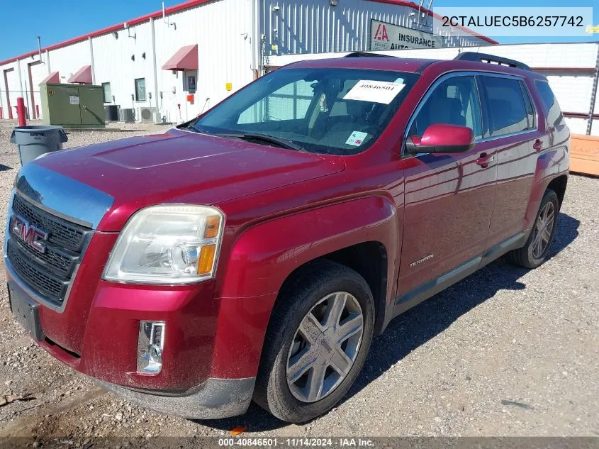 2011 GMC Terrain Slt-1 VIN: 2CTALUEC5B6257742 Lot: 40846501