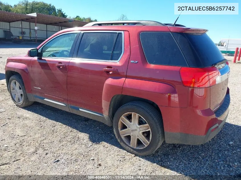 2011 GMC Terrain Slt-1 VIN: 2CTALUEC5B6257742 Lot: 40846501