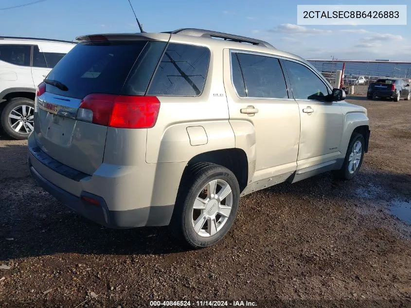 2011 GMC Terrain Sle-2 VIN: 2CTALSEC8B6426883 Lot: 40846524