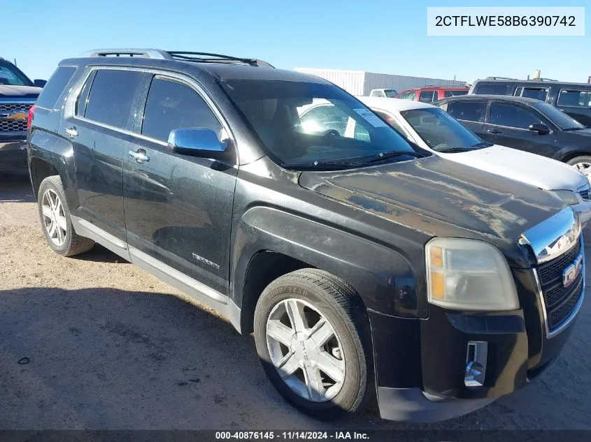 2011 GMC Terrain Slt-2 VIN: 2CTFLWE58B6390742 Lot: 40876145