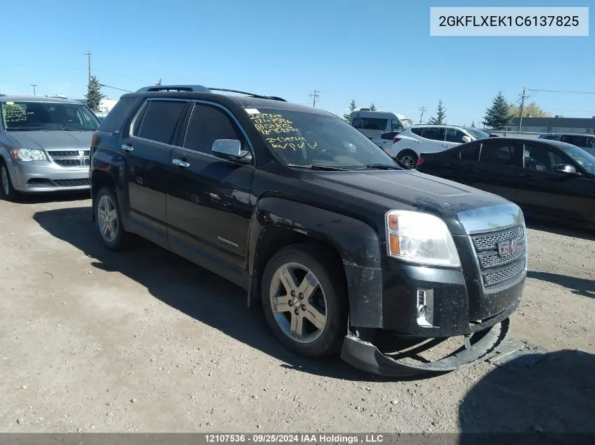 2012 GMC Terrain VIN: 2GKFLXEK1C6137825 Lot: 12107536