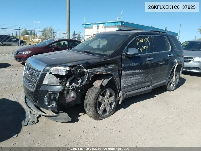 2012 GMC Terrain VIN: 2GKFLXEK1C6137825 Lot: 12107536