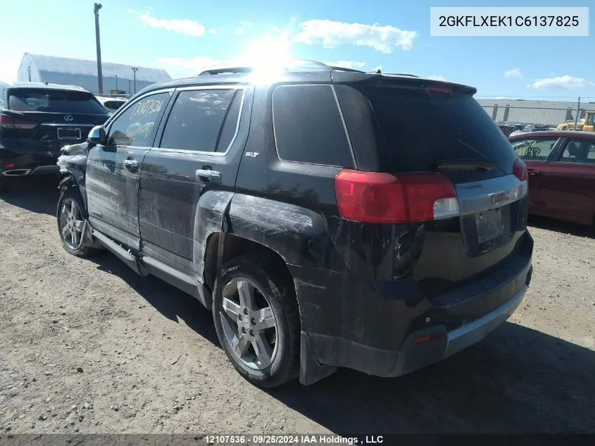 2012 GMC Terrain VIN: 2GKFLXEK1C6137825 Lot: 12107536