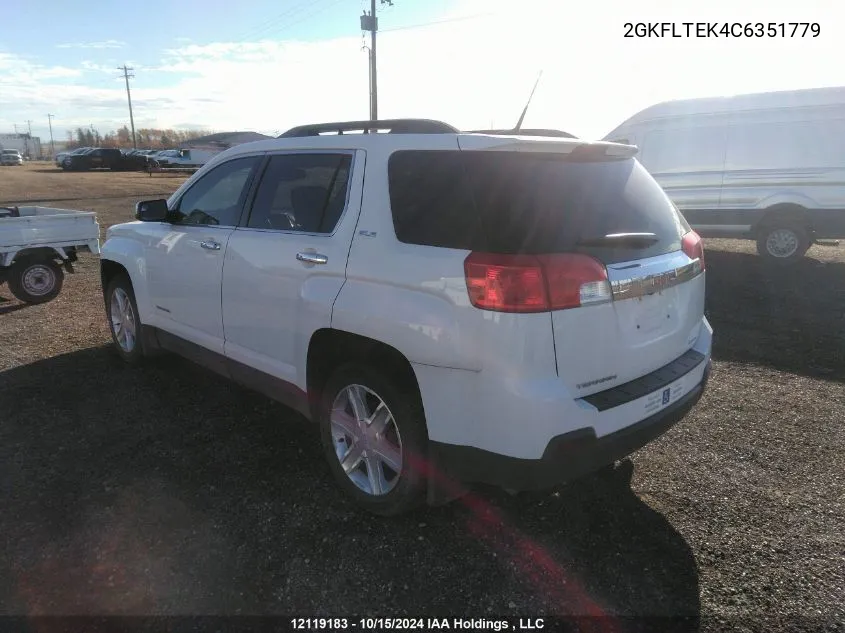 2012 GMC Terrain VIN: 2GKFLTEK4C6351779 Lot: 12119183