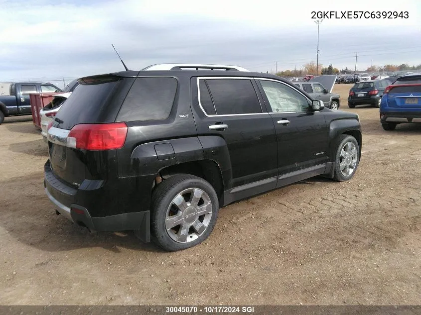 2012 GMC Terrain Slt VIN: 2GKFLXE57C6392943 Lot: 30045070