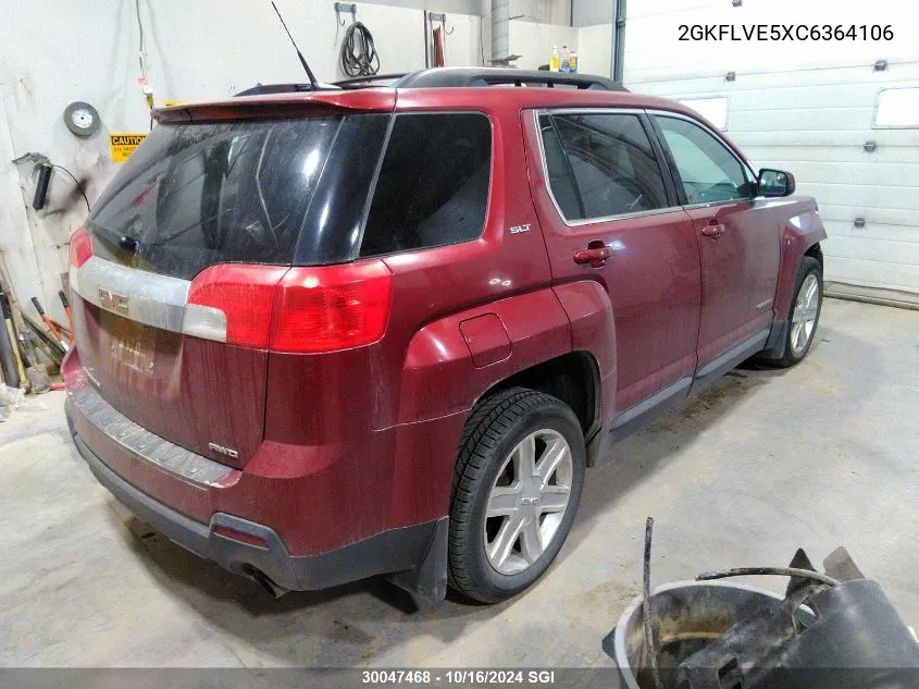 2GKFLVE5XC6364106 2012 GMC Terrain Slt