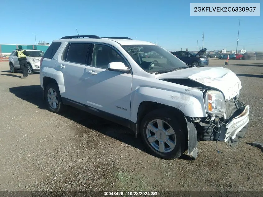 2012 GMC Terrain Slt VIN: 2GKFLVEK2C6330957 Lot: 30048426