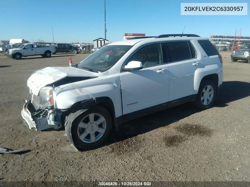 2012 GMC Terrain Slt VIN: 2GKFLVEK2C6330957 Lot: 30048426