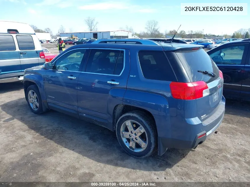 2012 GMC Terrain Slt-2 VIN: 2GKFLXE52C6120428 Lot: 39259100