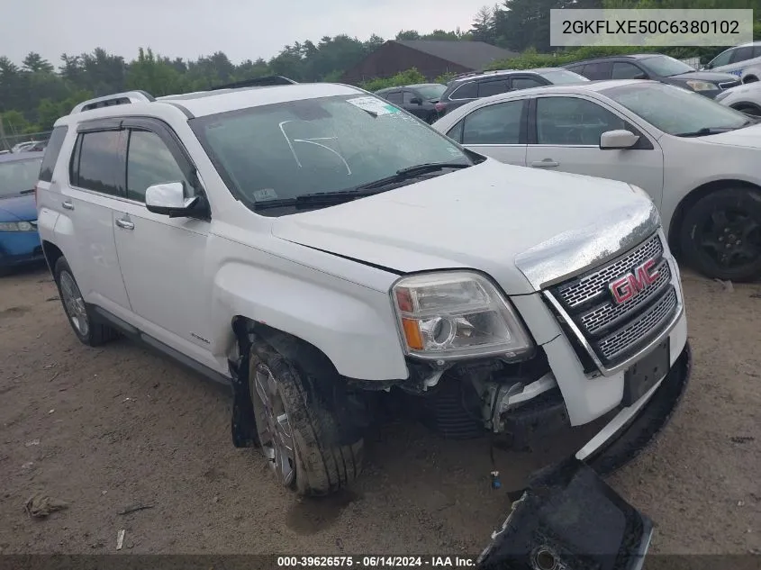 2012 GMC Terrain Slt-2 VIN: 2GKFLXE50C6380102 Lot: 39626575