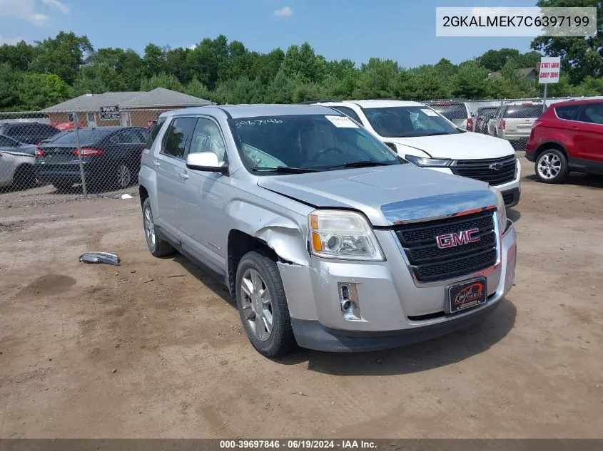 2012 GMC Terrain Sle-1 VIN: 2GKALMEK7C6397199 Lot: 39697846