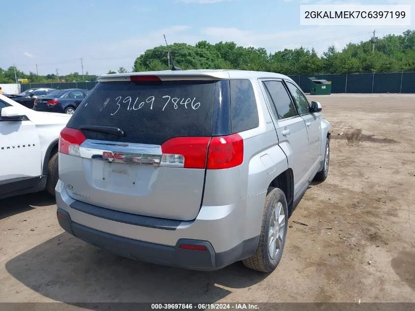 2012 GMC Terrain Sle-1 VIN: 2GKALMEK7C6397199 Lot: 39697846