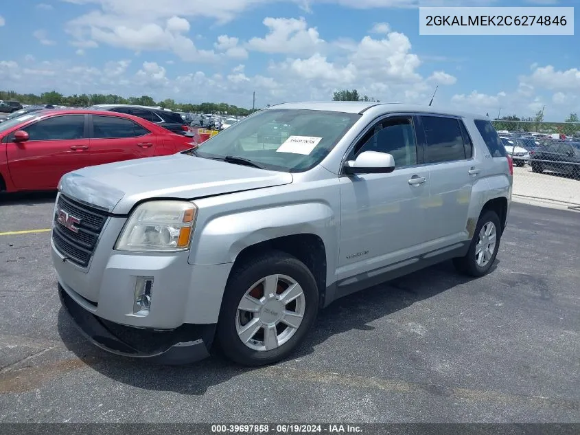 2012 GMC Terrain Sle-1 VIN: 2GKALMEK2C6274846 Lot: 39697858