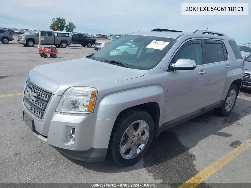 2012 GMC Terrain Slt-2 VIN: 2GKFLXE54C6118101 Lot: 39746762