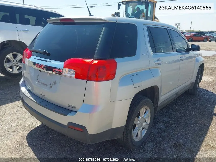 2012 GMC Terrain Sle-1 VIN: 2GKALMEK4C6140565 Lot: 39788036