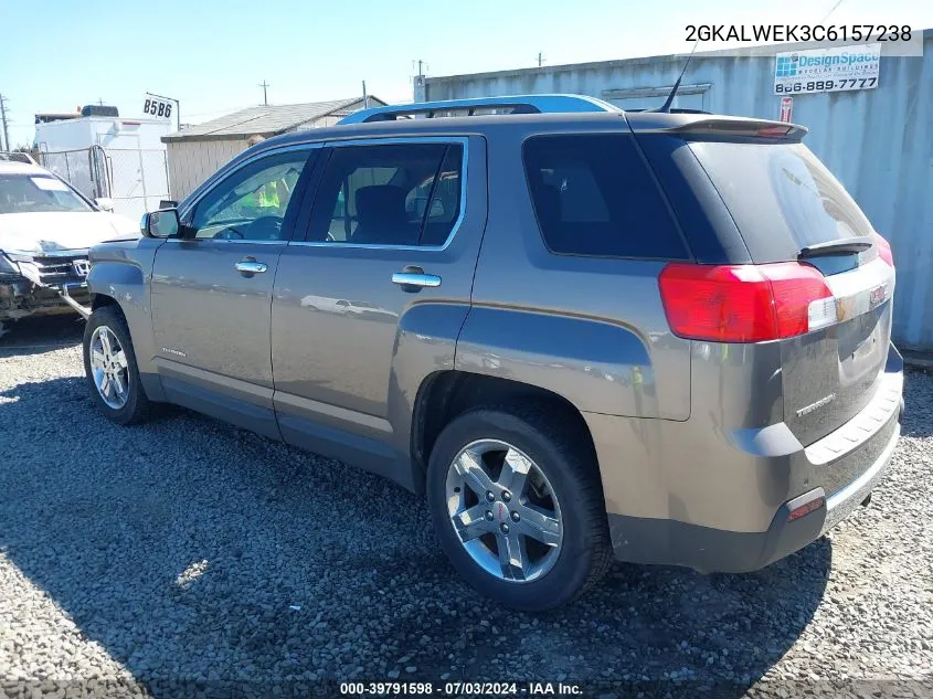 2012 GMC Terrain Slt-2 VIN: 2GKALWEK3C6157238 Lot: 39791598