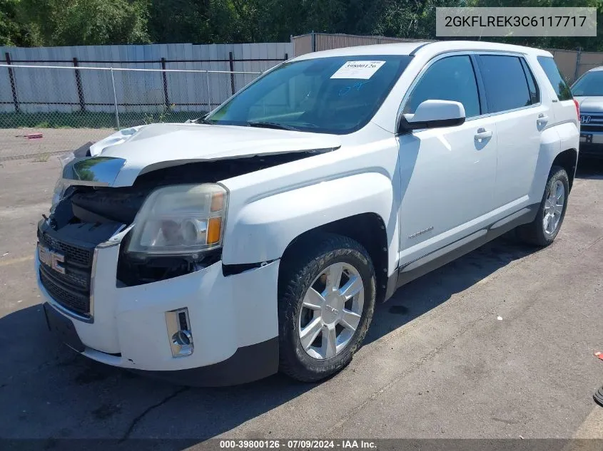 2012 GMC Terrain Sle-1 VIN: 2GKFLREK3C6117717 Lot: 39800126