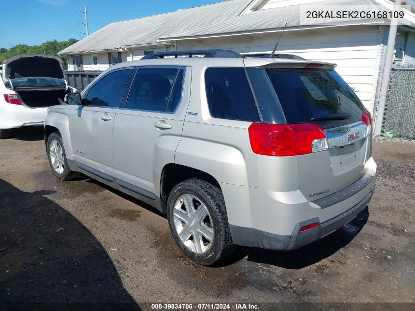 2012 GMC Terrain Sle-2 VIN: 2GKALSEK2C6168109 Lot: 39834705