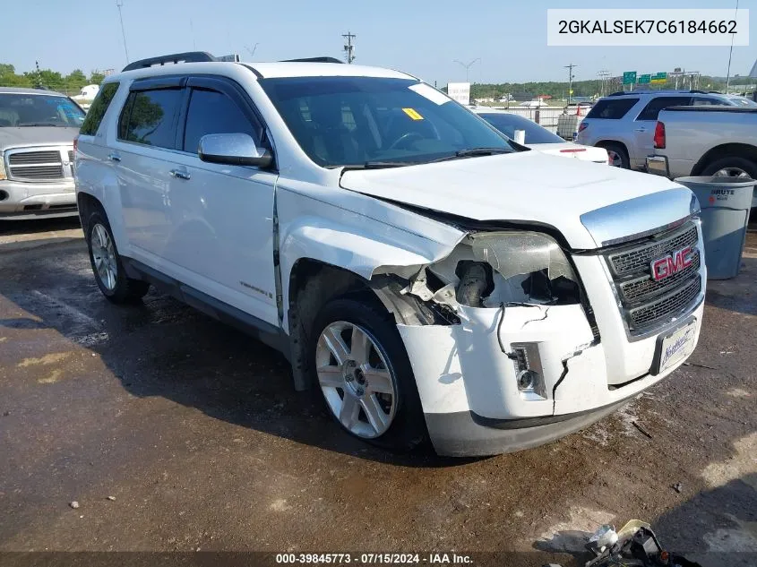 2012 GMC Terrain Sle-2 VIN: 2GKALSEK7C6184662 Lot: 39845773